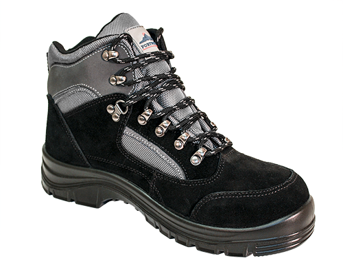 Brodequin Steelite Hiker S3 WR Noir FW66 - Taille 46 - Chaussures de sécurité montantes en cuir suédé_0