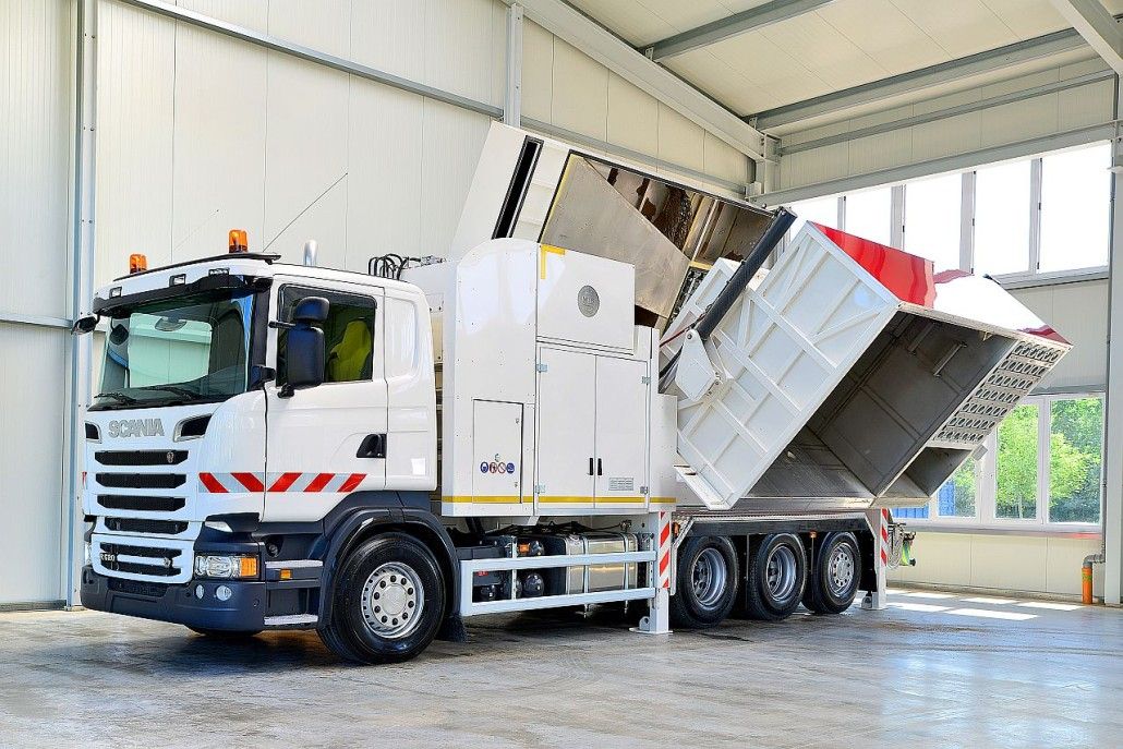 Dino12 camions aspirateurs - MTS - 4,5 m³/min - volume de benne 12 m³ - dimensions 10,3x2,5x3,7 m_0