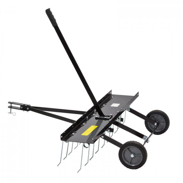 Émousseur tracté herse étrilles à gazon rs 100_0