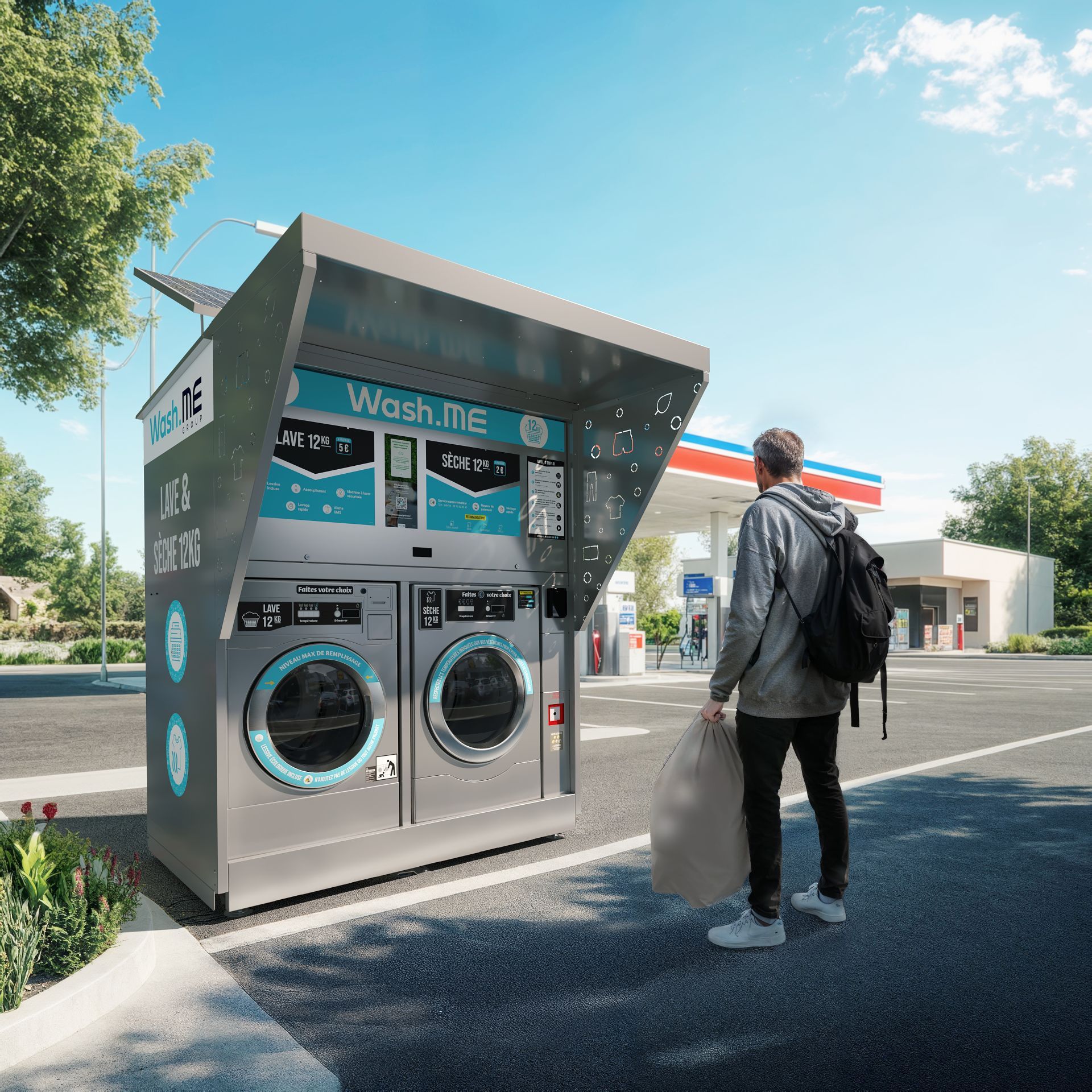 Flex Outdoor PMR - Laverie automatique extérieur en libre-service_0