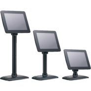Hmb970i - afficheur client pour caisse - HMB Distribution - 9.7 pouces - résolution 1024 x 768 - port USB - poteau ajustable inclus_0