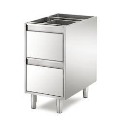 L2G Meuble pâtissier inox 81 x 43,5 x 59 cm L2G - SD-CCX126/1 - inox SD-CCX126/1_0