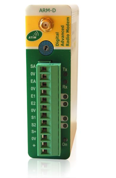Modem radio industriel - ARM-D - 2E + 2S ToR - Versions 433MHz/10mW et 868MHz/500mW_0