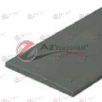 Pf - joint racleur pour bas de porte de four - 5m - tenue en température jusqu'à 300°C - élastomère silicone gris_0