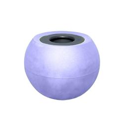 PLAST'UP ROTOMOULAGE Pots de fleurs sphérique xxl speranza 325l-lot de 2 - LAVANDE - violet 0750122560882_0