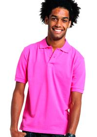 Polo manches courtes Jerzees réf. JZ569M - 100% coton piqué avec coutures renforcées et plaquette 2 boutons_0