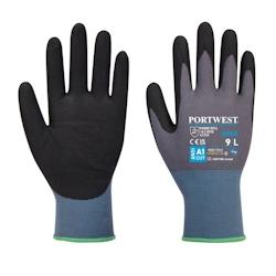 Portwest - Gants de manipulation générale NPR Pro en mousse nitrile Noir Taille 6 - 5036108338801_0