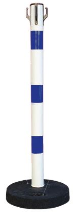 Poteau de signalisation en tube PVC Ø 65 mm avec bandes réfléchissantes et tête 4 directions - EVOLYS_0