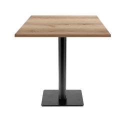 Restootab - Table 70x70cm - modèle Milan T chêne delano - marron fonte TB-MIT-7070M-CH.DELA_0
