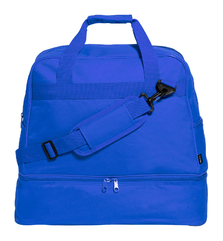 Sac de sport en RPET - compartiments zippés - compartiment à chaussures - bandoulière réglable_0