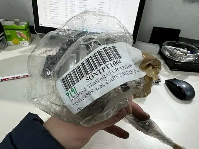 Sonde de température pt100 inutilisée - référence                        :                         c7191_0