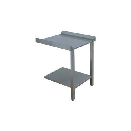 Table d'entrée ou de sortie lisse sans dosseret  - 700x600x850 mm - 75482_0