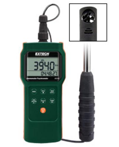 Thermo-anémomètre à micro-hélice télescopique diam.18mm, 0.5 à 20m/s, +-3% + hygromèt - EXTAN340_0