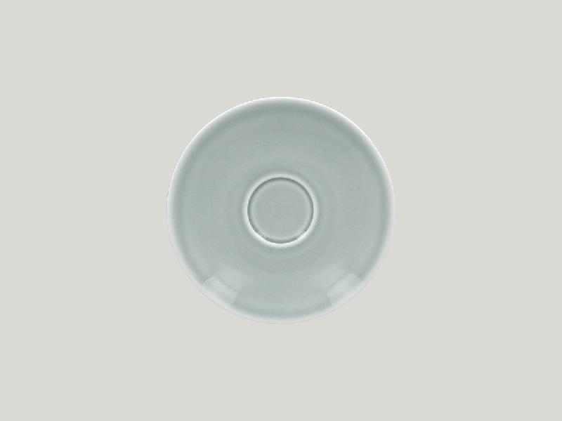 SOUS-TASSE À THÉ ROND BLEU PORCELAINE Ø 15 CM VINTAGE RAK