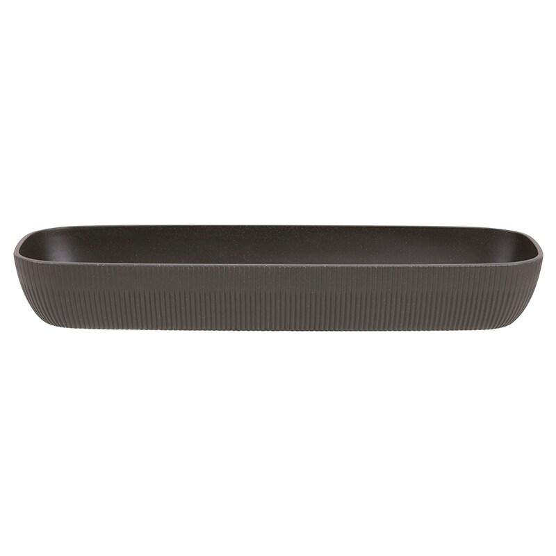 ADRIER - CC-0242-BLK - (Pack de 3 unités) - Bol rectangulaire 4,1L GN 2/4 x 7,5 cm prof. - Noir - noir plastique CC-0242-BLK_0