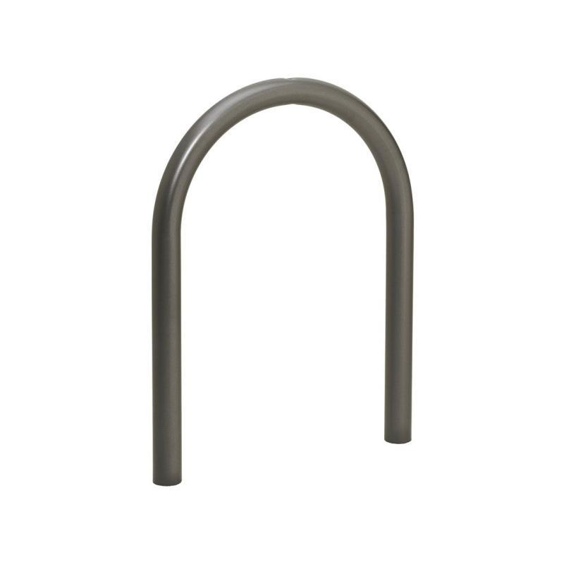 Appui vélos trombone Ø60mm - Réf : 201051.Gpro - Tube acier galvanisé ou peint - Fixation par scellement ou platines_0