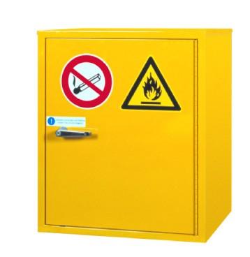 Armoire pour inflammable NF X 08-003 - double paroi - petit modèle 1 porte - 500x520x650 mm_0