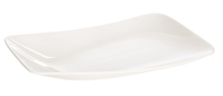 ASSIETTE RECTANGLE FUTURO IVOIRE 29 X 15.5 CM