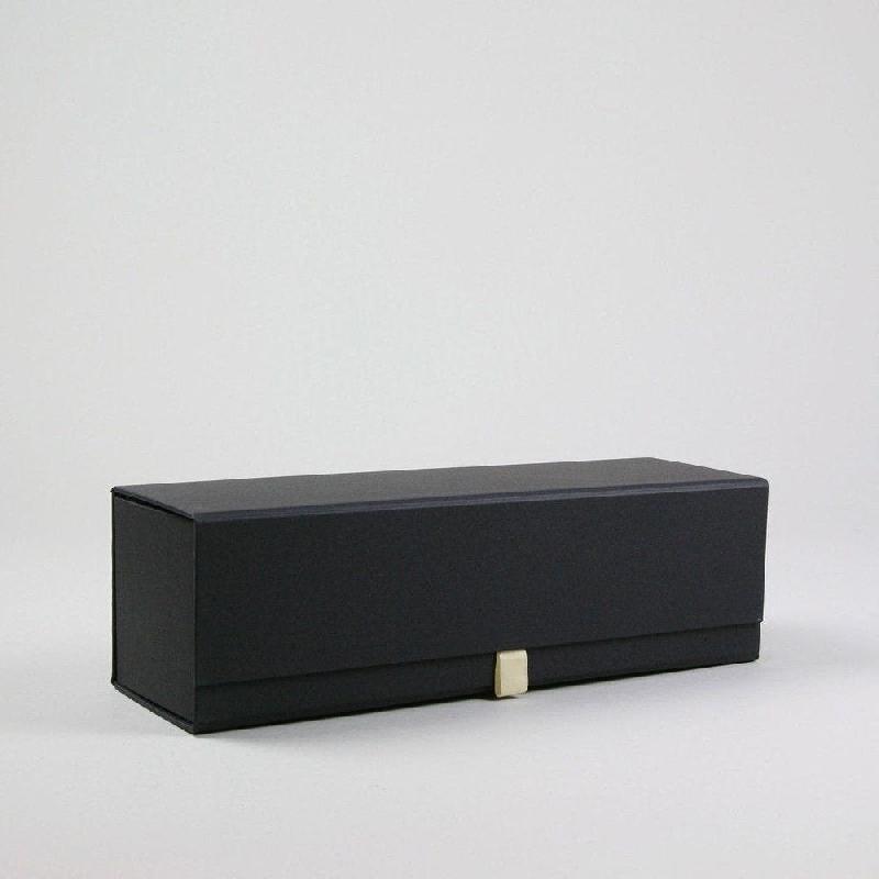 Boîte pour bouteille bottlebox 33x10x10cm noir et blanc par 25_0