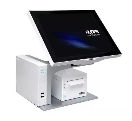 Caisse enregistreuse tactile peu encombrante et design pour snack, fast food et restauration rapide - SANGO AURES_0