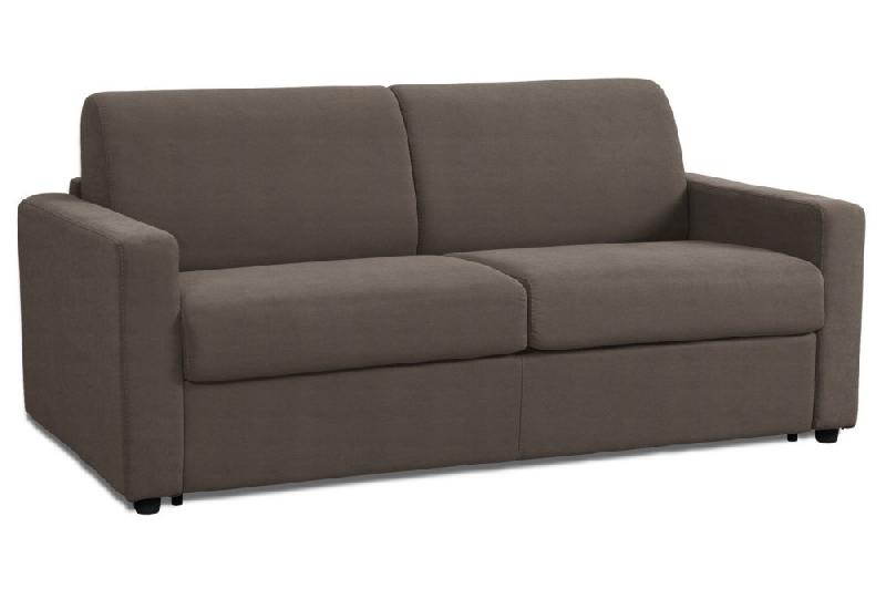Canapé convertible Night Express 140 cm - Matelas 14 cm polyuréthane - Taupe - Ouverture express_0