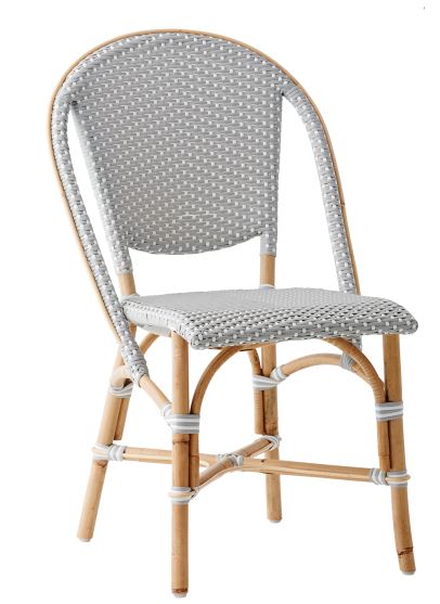 Chaise de terrasse sofie - sika design rotin - grise_0