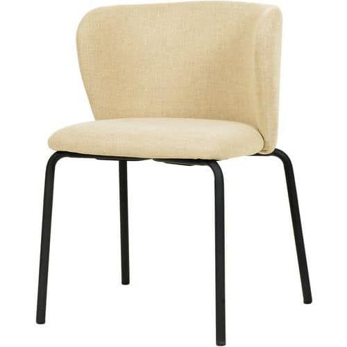 CHAISE EMPILABLE BREAK EN TISSU - BEIGE - VEBA