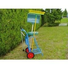 CHARIOT DE VOIRIE AVEC PORTE SAC POUBELLE 110 L