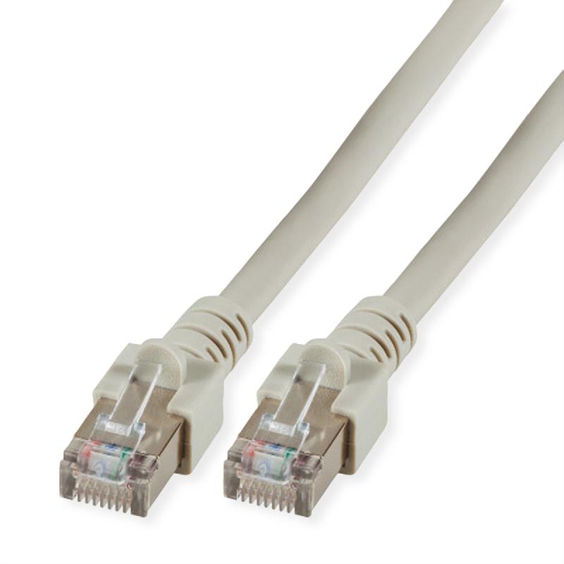 Cordon Cat.5e (Classe D) S/FTP confectionné, gris, 30 m_0