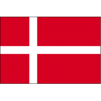 DRAPEAU DANEMARK : DIMENSIONS - 60 X 90 CM
