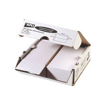 ETIQUETTE AFFRANCHISSEMENT 2 DE FRONT 140 X 40 MM APLI AGIPA BLANCHE - BOÎTE DE 1000