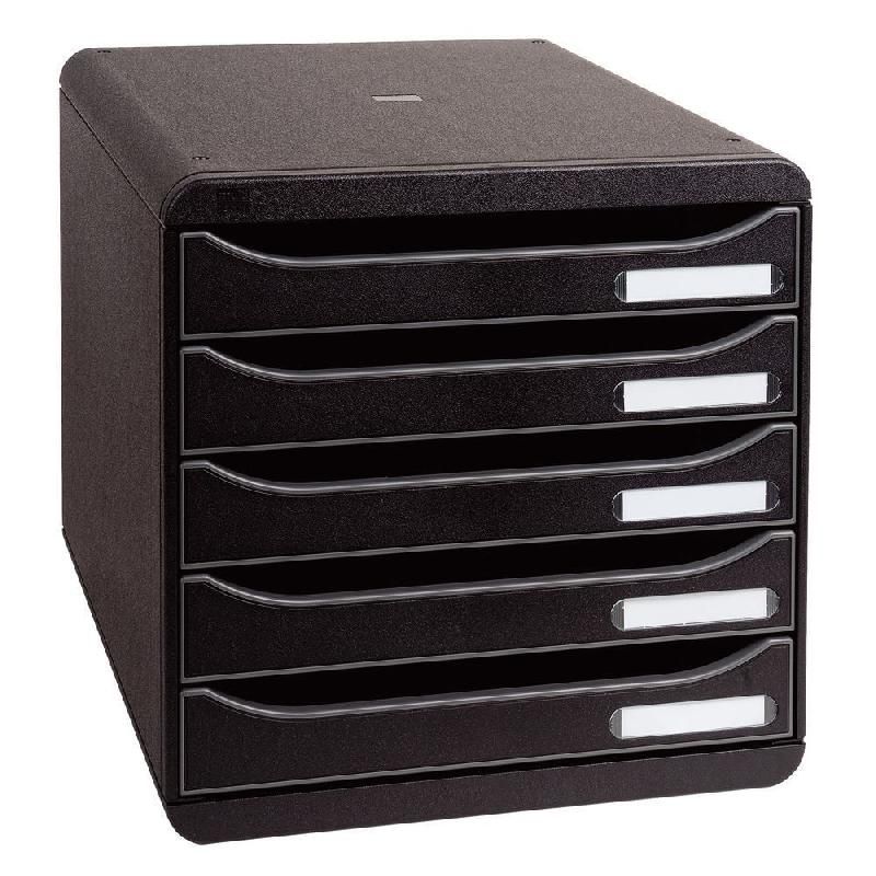 EXACOMPTA MODULE DE CLASSEMENT EXACOMPTA BIG BOX 5 TIROIRS - NOIR RECYCLÉ