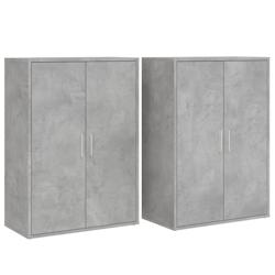Helloshop26 - Buffet bahut commode armoire meuble de rangement organisateur cuisine salle de séjour salons lot de 2 60 x 31 x 84 cm 02_0036862 - 3000_0