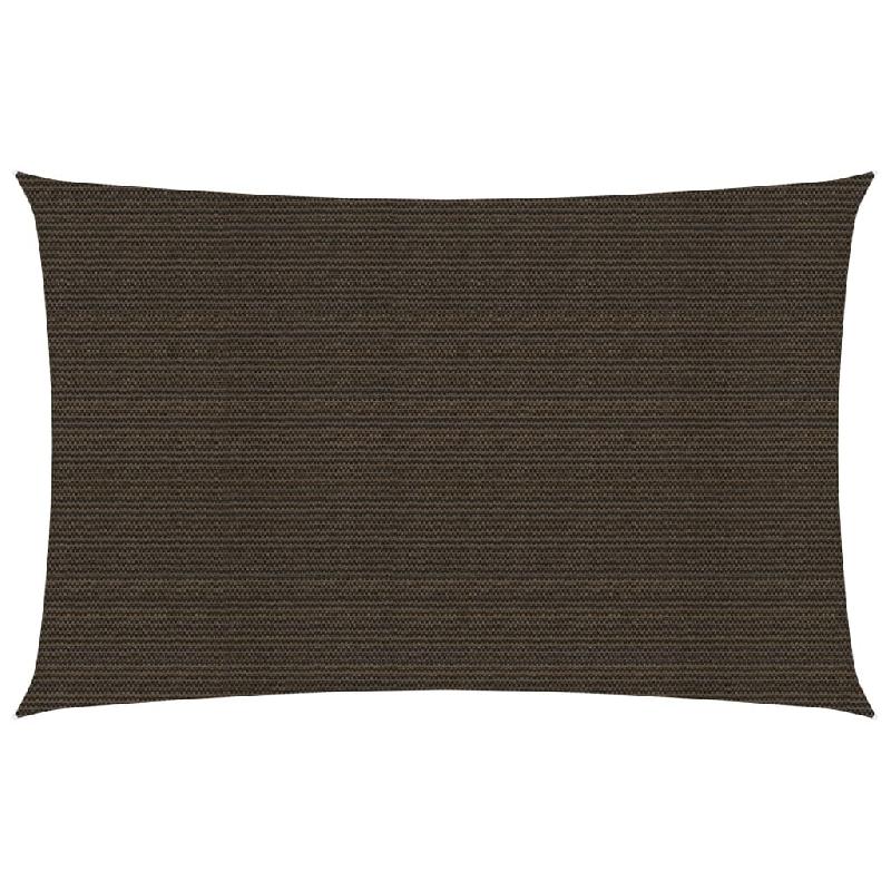 Helloshop26 - Voile d'ombrage 160 g/m² marron 4 x 7 m PEHD 02_0009171 - marron 3000490582724_0