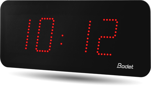 Horloge LED Style II 10, alimentation POE, NTP, LED rouge - BODET_0