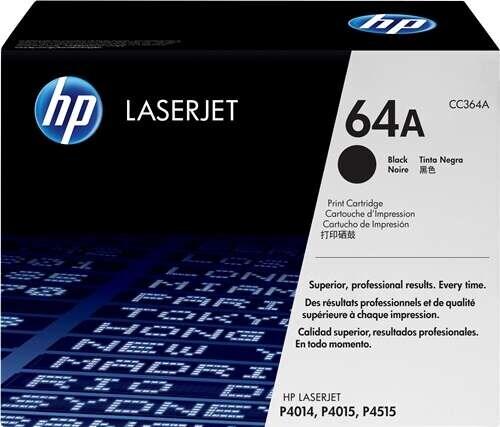 HP cc364a cartouche de toner noir originale - 64a - noir cc364a_0