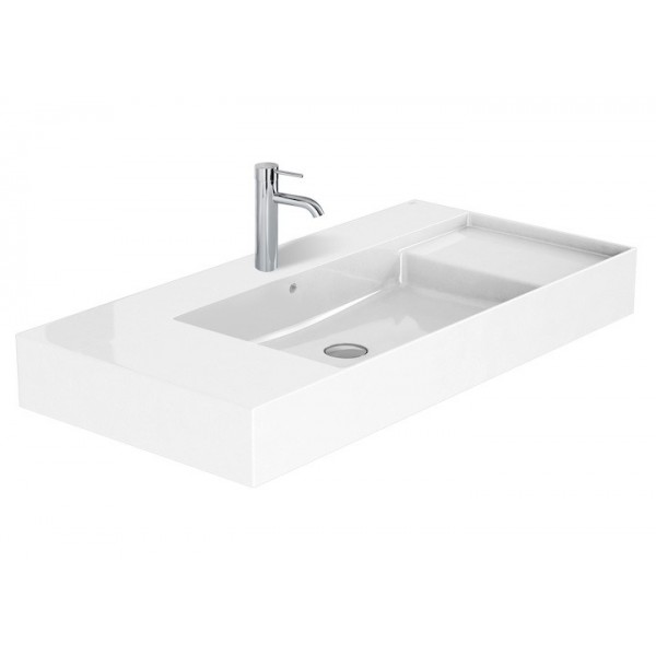 INSPIRA SQUARE LAVABO UNIK 1000X490 BLANC - ROCA A32752A000