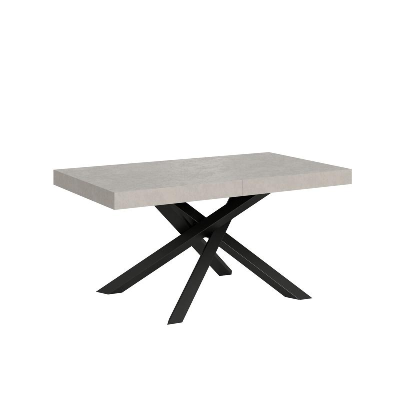 Itamoby Table extensible Volantis Cashmere 160/264x90 cm avec pieds anthracite - gris multi-matériau VE160TAVLTALL-CH_0