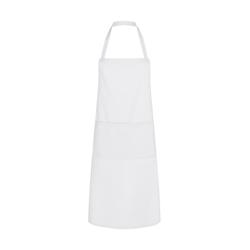 KARLOWSKY,Tablier bavette, sans poche, blanc , - blanc 4040857838216_0