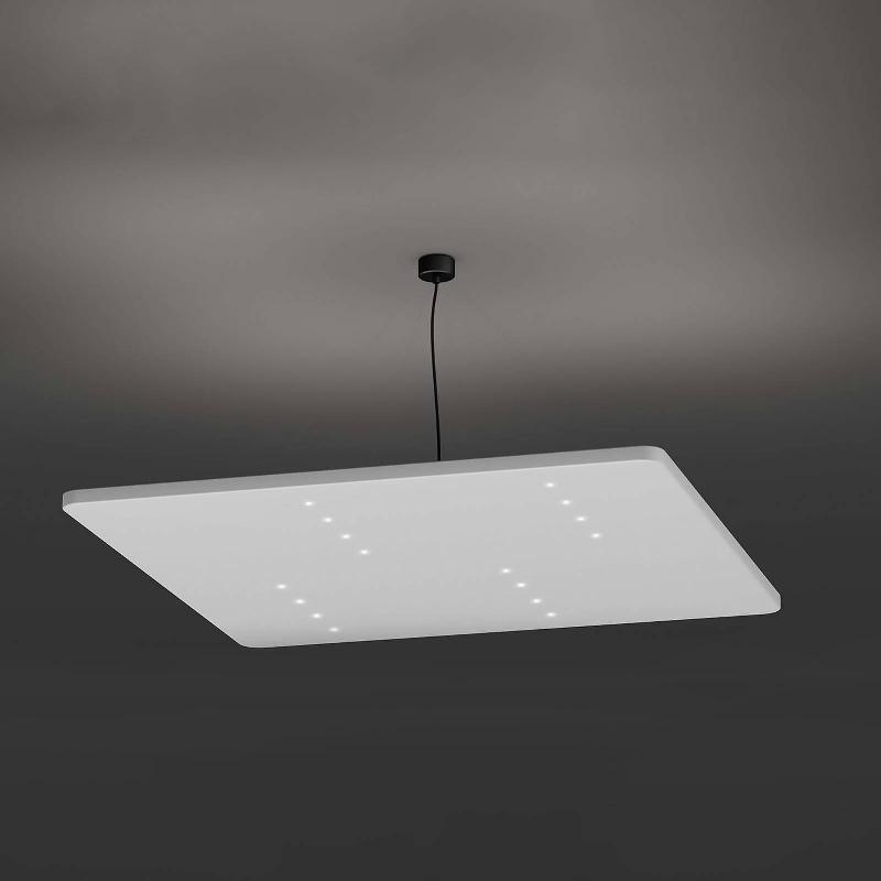 LED-WORKS AUSTRIA LEDWORKS SONO-LED SQUARE 16 SUSPENDU 930 38° BLANC