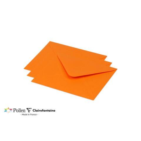 LOT DE 2 - PAQUET DE 20 ENVELOPPES POLLEN 125X138MM 120G/M² - CAPUCINE
