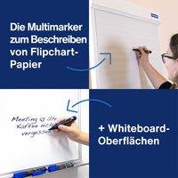 LOT DE 8 - MARQUEUR POUR TABLEAU BLANC & CHEVALET PRO+