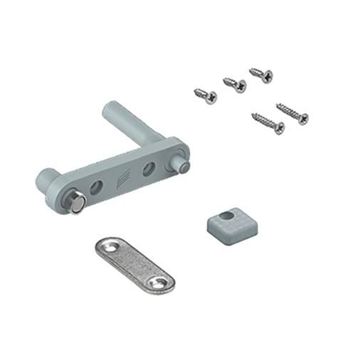 MAINTIEN MAGNÉTIQUE DE PORTE - À VISSER - PUSH - NOIR - WING LINE S HETTICH
