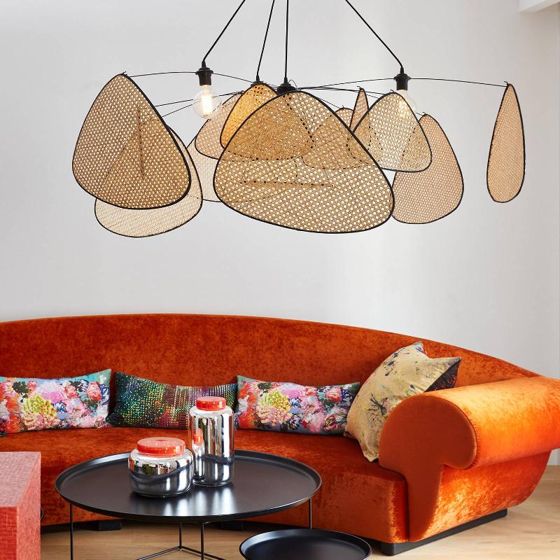 MARKET SET SUSPENSION SCREEN XXL, 90 CM, NATUREL, ROTIN