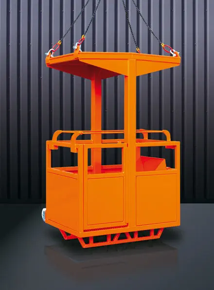 Nacelle grue de sécurité 2 personnes  robuste et polyvalente_0