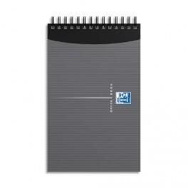 OXFORD BLOC MÉMO RELIURE INTÉGRALE NON PERFORÉ 12,5X20 CM LIGNÉ 8MM - FEUILLES DÉTACHABLES