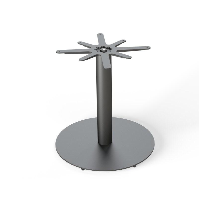 Piètement pour plateaux de table de Ø 120 cm Noir - Feros - 6096735415466_0