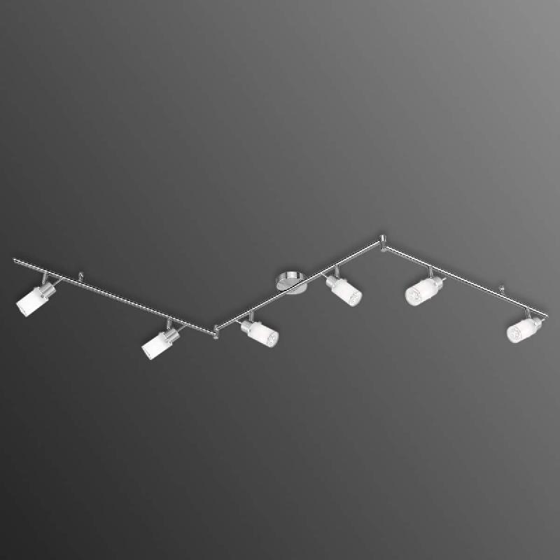 JUST LIGHT. PLAFONNIER LED MAX À TROIS BRAS ET 6 LAMPES