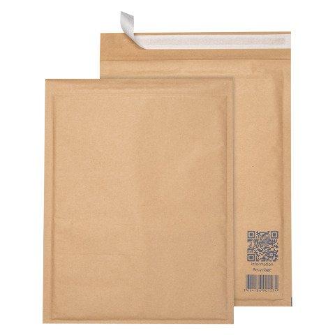 POCHETTE MATELASSÉE 240 X 330 JOVIMAIL EASY KRAFT BRUN - CARTON DE 100