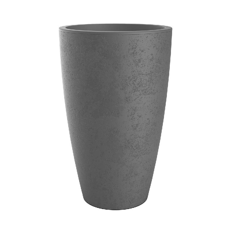 Poetic Pot conique basalt up haut anthracite 63 l - gris plastique polypropylène 013566 G.ANT SX2_0